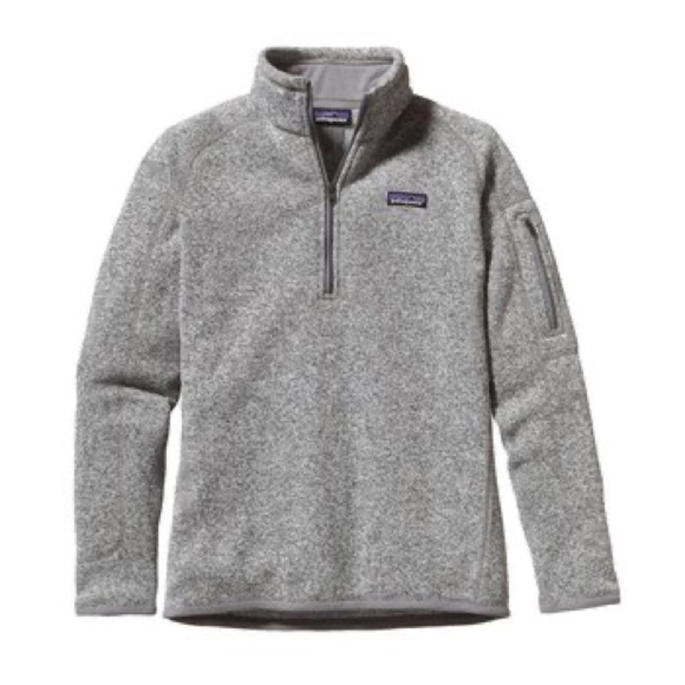 Patagonia gray quarter zip